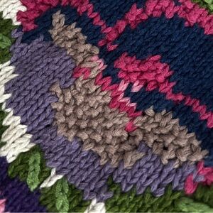 Multicolor Knit Sweater - Crew Neck